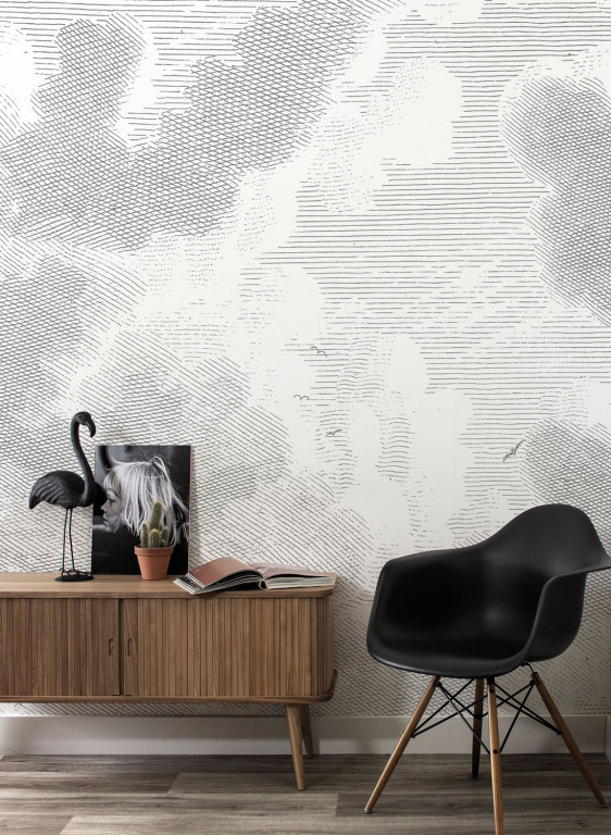 KEK Amsterdam Wandbild Engraved Clouds 2-6084 KEK Amsterdam Wandbild Engraved Clouds 2-6084