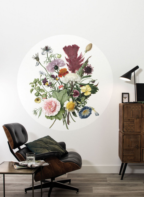 KEK Amsterdam Carta da parati panoramica Wild Flowers Circle-6110 KEK Amsterdam Carta da parati panoramica Wild Flowers Circle-6110