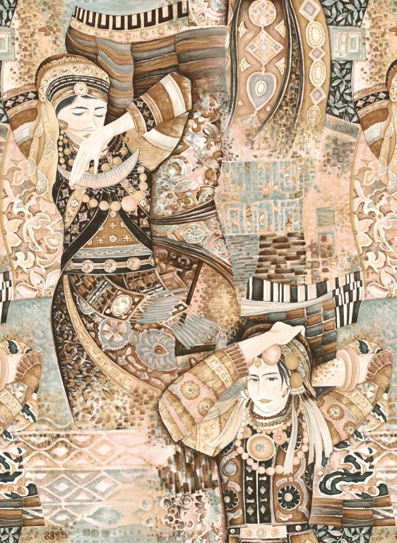 Arte International Carta da parati Odisha Dance-6148