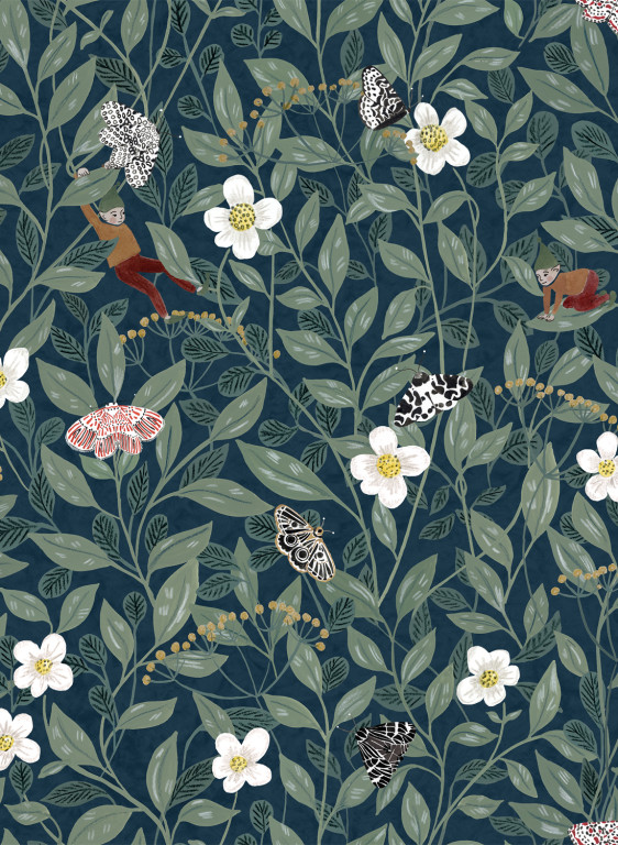 Rebel Walls Tapete Pixie Shore - Night-6683.3 Rebel Walls Tapete Pixie Shore - Night-6683.3