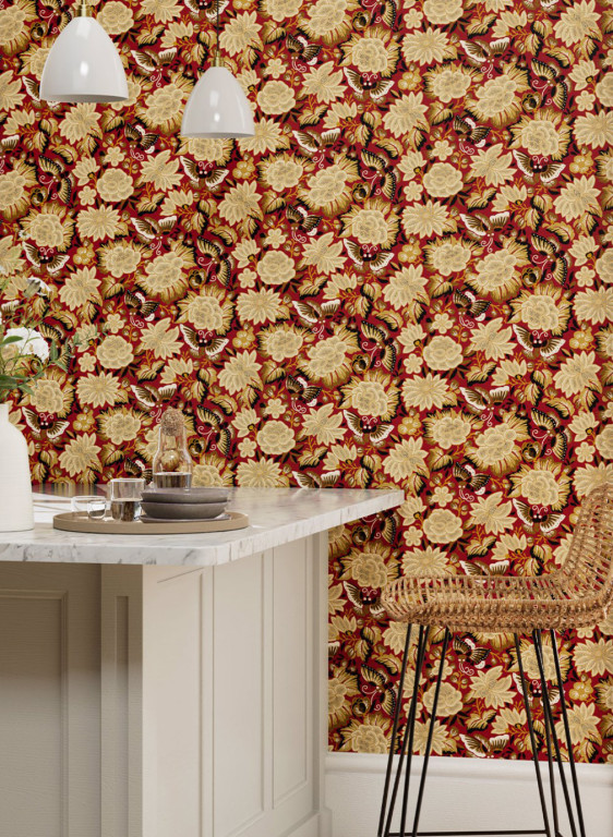 Sanderson Papier peint Amara Butterfly-6706 Sanderson Papier peint Amara Butterfly-6706