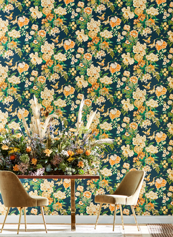 Sanderson Carta da parati Emperor Peony-6710 Sanderson Carta da parati Emperor Peony-6710