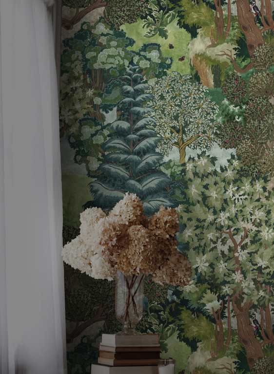 Josephine Munsey Wallpaper Miserden Trees-6723 Josephine Munsey Wallpaper Miserden Trees-6723