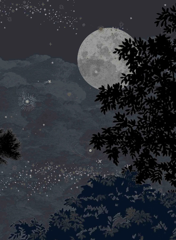 Isidore Leroy Mural Eclipse Nocturne - Panel B-6743.2 Isidore Leroy Mural Eclipse Nocturne - Panel B-6743.2