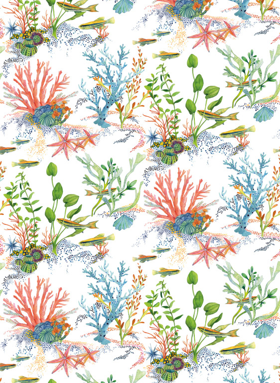 Osborne & Little Wallpaper Coralline-6748 Osborne & Little Wallpaper Coralline-6748