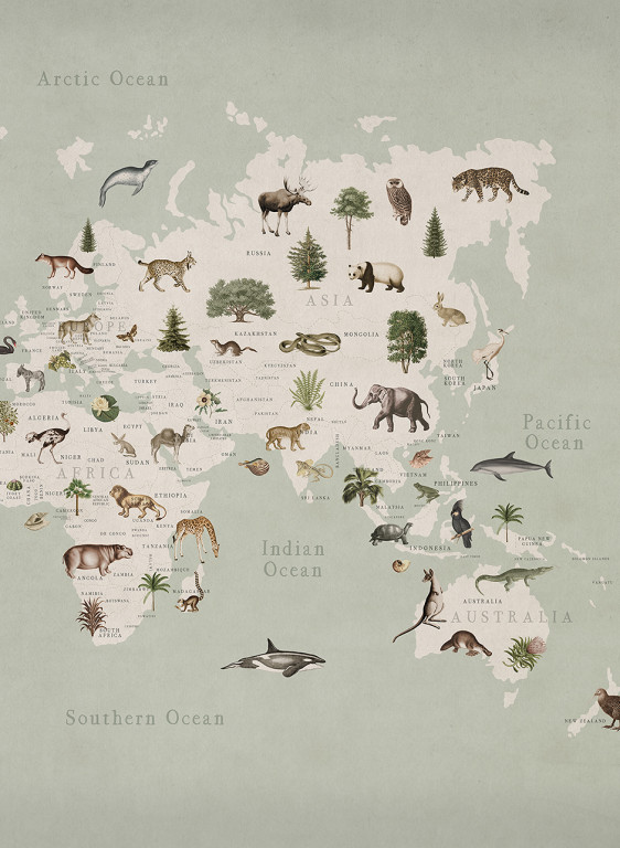 Rebel Walls Wandbild Animal World-6926 Rebel Walls Wandbild Animal World-6926
