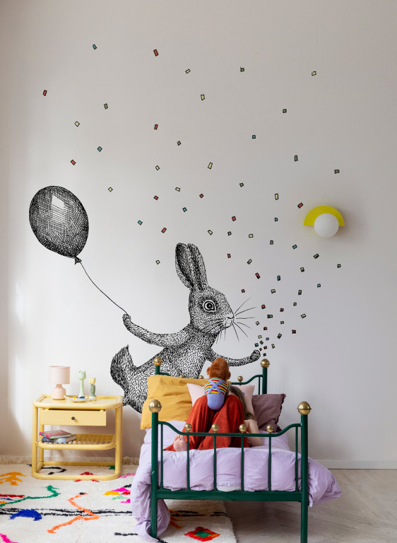 Rebel Walls Wandbild Circus Animal Harriette-6934 Rebel Walls Wandbild Circus Animal Harriette-6934