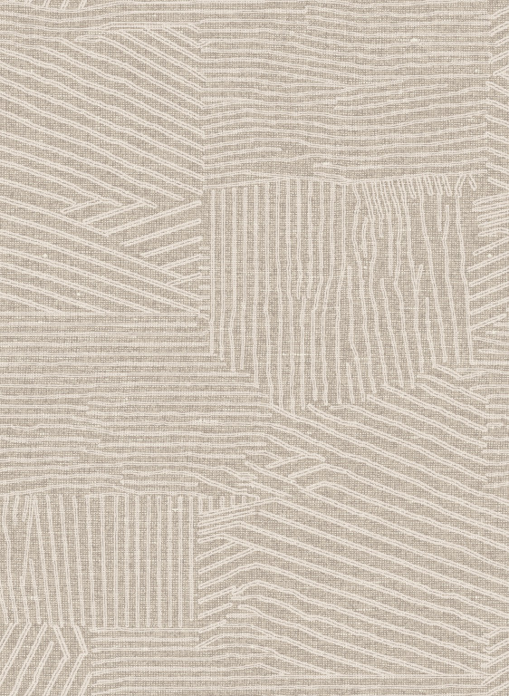 Essentials Wallpaper Furrow Braun/ Beige-7002.4