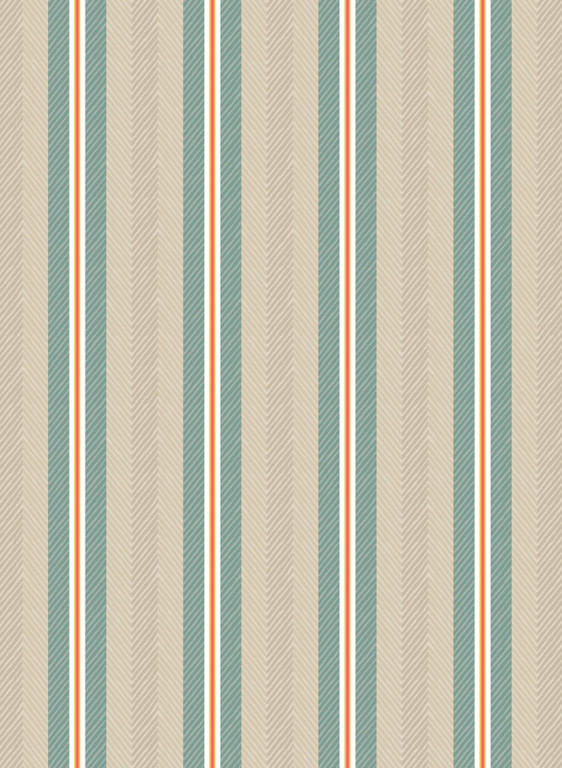 Eijffinger Papier peint Blurred Lines - Braun/ Blau-7053.2