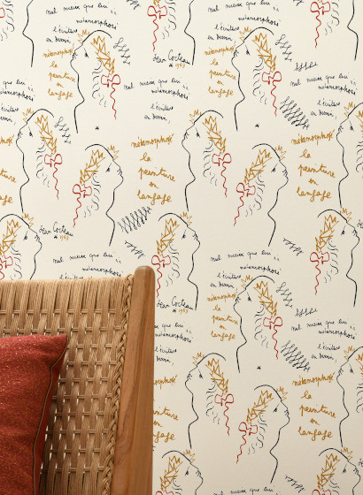Schrift Tapete Ecriture von Lelievre-7070 Schrift Tapete Ecriture von Lelievre-7070