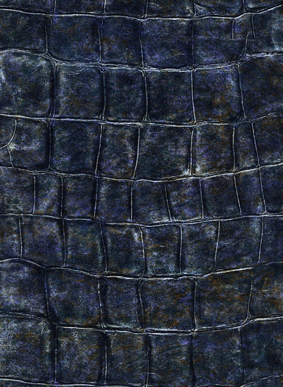 Elitis Wallpaper Bic Croco Kupfer/ Dunkelblau-7138.10 Elitis Wallpaper Bic Croco Kupfer/ Dunkelblau-7138.10
