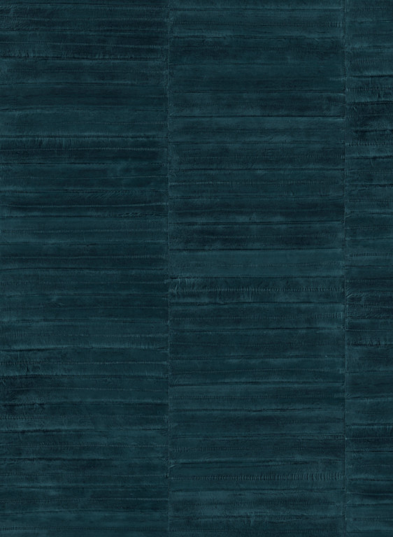 Leder Tapete Anguille von Elitis - Blau-7139.1