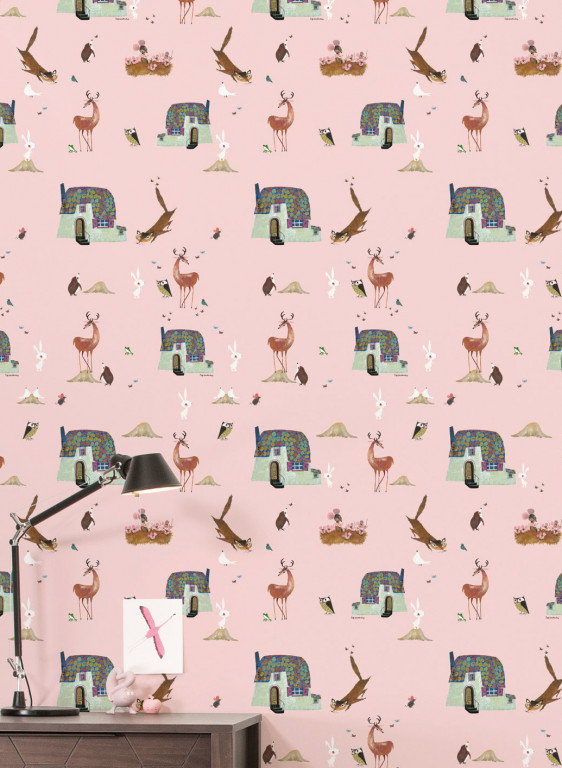 KEK Amsterdam Papier peint Forest Animals-7196 KEK Amsterdam Papier peint Forest Animals-7196