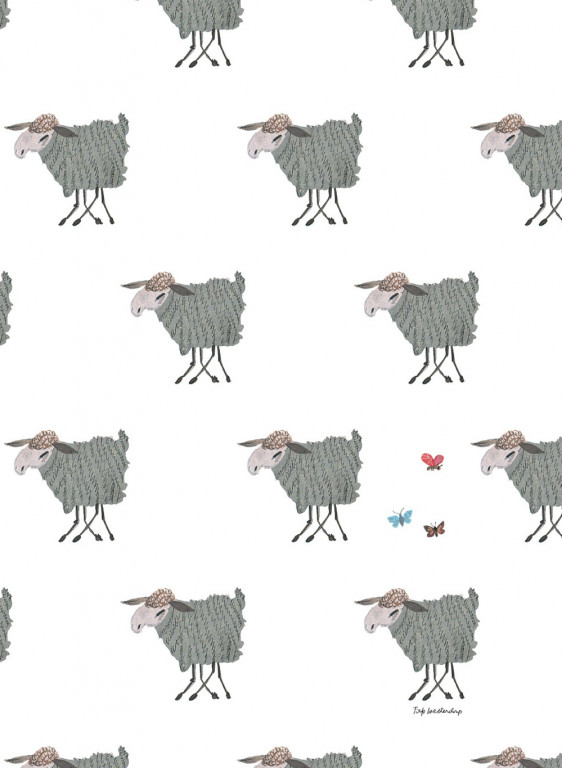 KEK Amsterdam Papier peint Sheep-7199 KEK Amsterdam Papier peint Sheep-7199