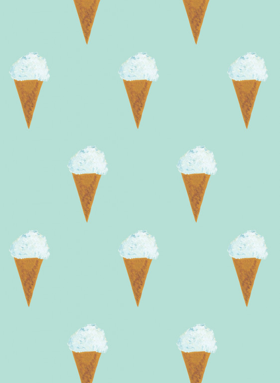 Kindertapete Ice Cream von KEK Amsterdam - Mint-7211.3 Kindertapete Ice Cream von KEK Amsterdam - Mint-7211.3