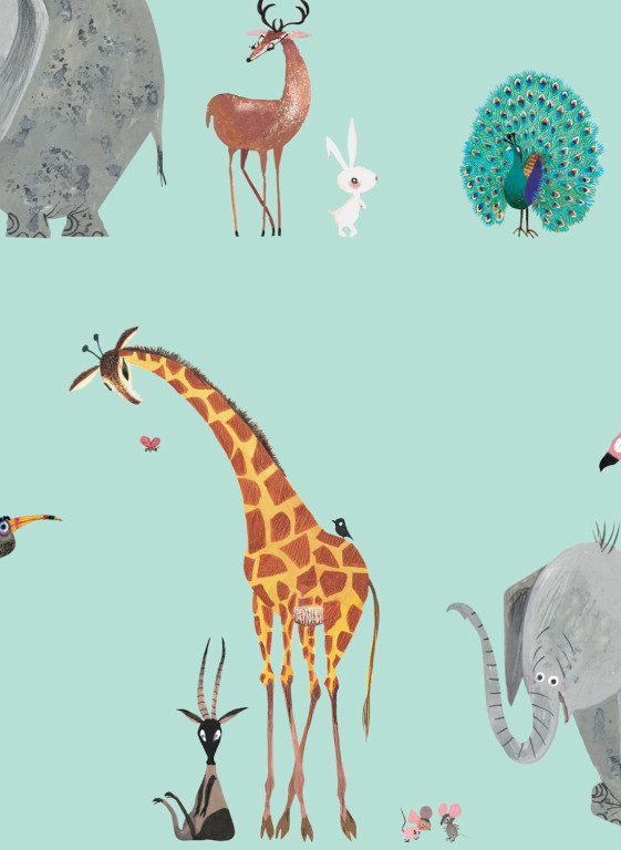 KEK Amsterdam Papier peint Animal Mix-7212 KEK Amsterdam Papier peint Animal Mix-7212