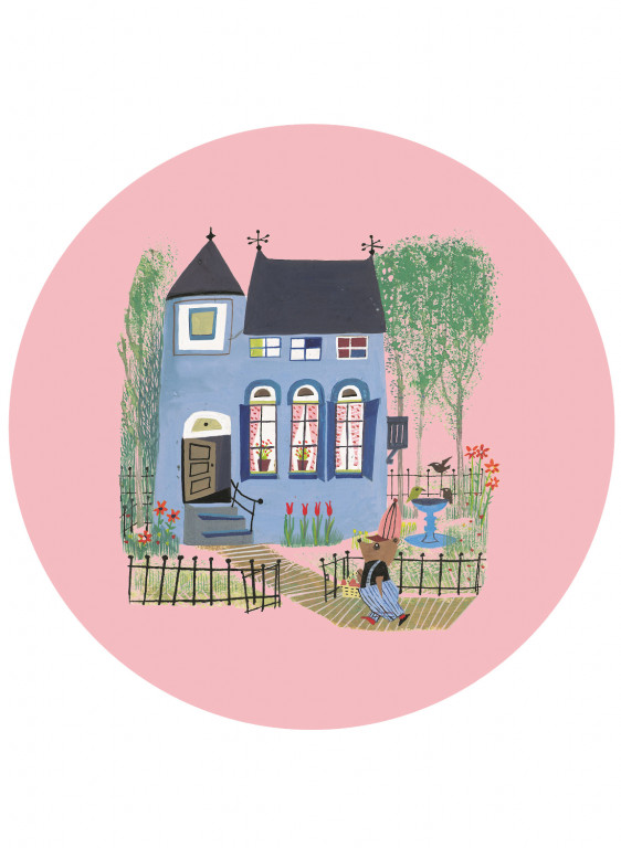 KEK Amsterdam Mural Bear Blue House-7214