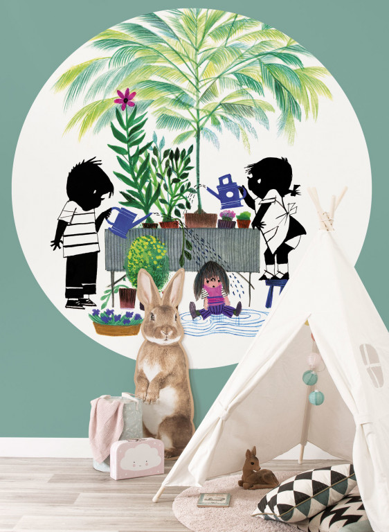 KEK Amsterdam Carta da parati panoramica Jip Janecke Garden Circle-7219