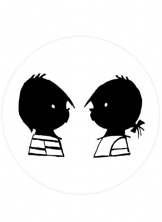 KEK Amsterdam Carta da parati panoramica Jip Jannecke Kiss Circle-7223