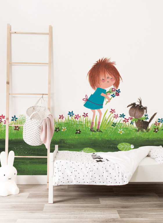 KEK Amsterdam Carta da parati panoramica Picking Flowers-7225