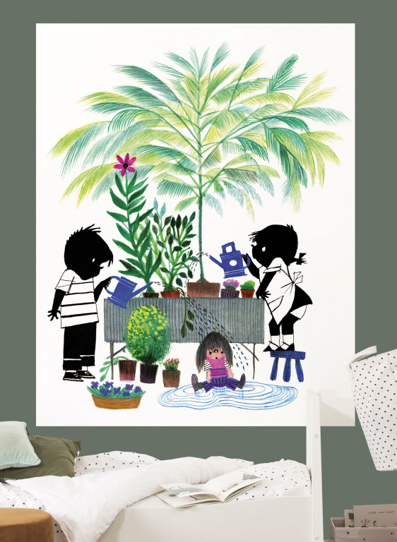 KEK Amsterdam Carta da parati panoramica Jip Janecke Gardening-7227