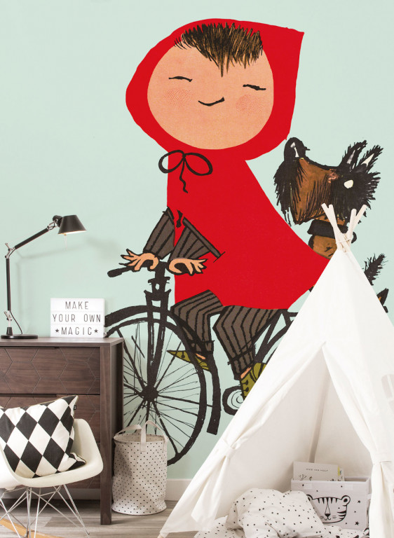 KEK Amsterdam Carta da parati panoramica Riding My Bike-7232