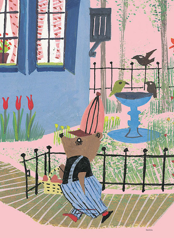 KEK Amsterdam Mural Bear Blue House-7233