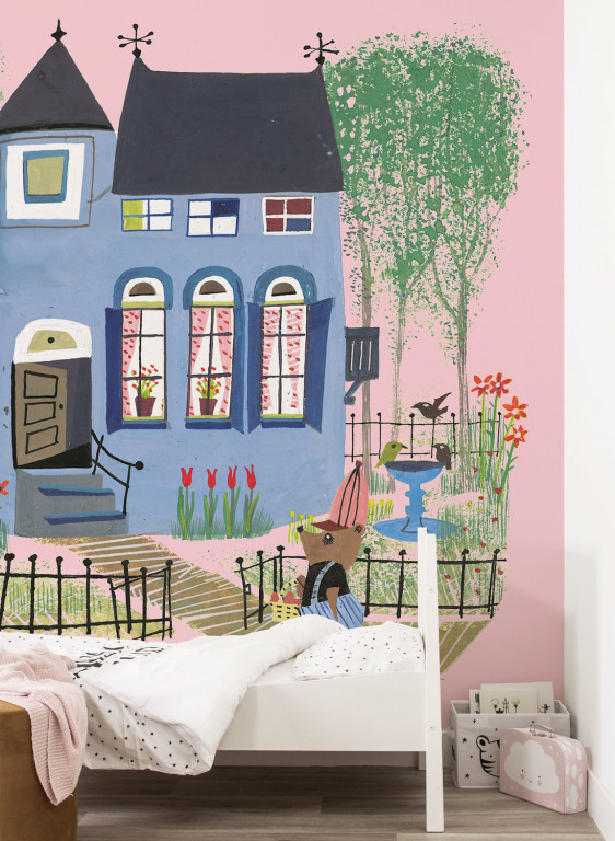 KEK Amsterdam Mural Bear Blue House-7233