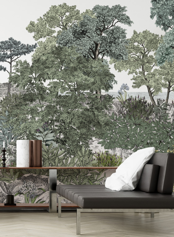 Isidore Leroy Papier peint panoramique Foret de Bretagne Naturel-7237 Isidore Leroy Papier peint panoramique Foret de Bretagne Naturel-7237