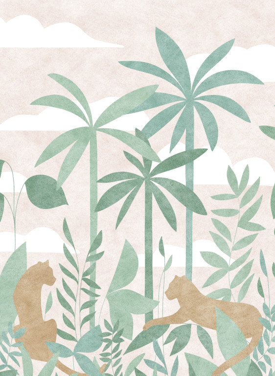 Isidore Leroy Papier peint panoramique Paradis Des Tigres Jour-7243 Isidore Leroy Papier peint panoramique Paradis Des Tigres Jour-7243