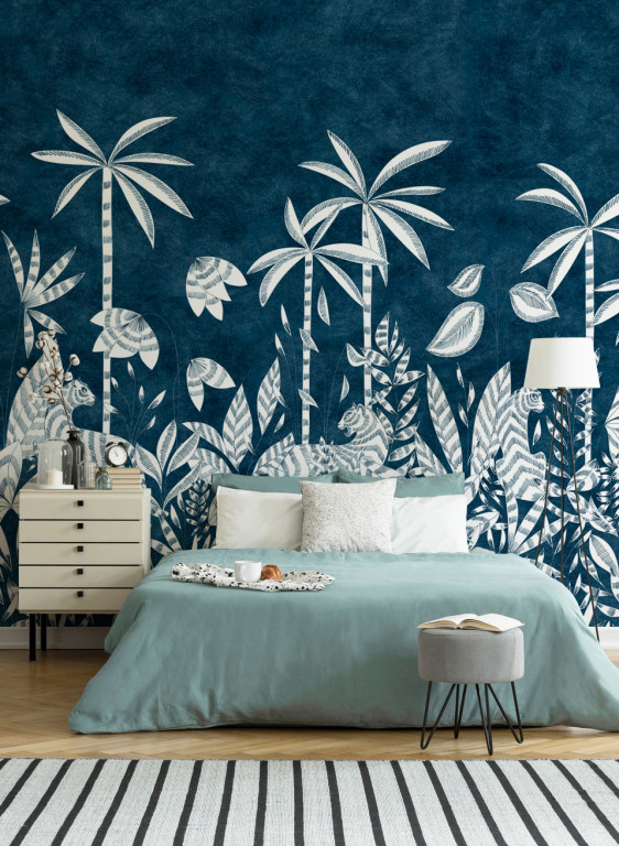 Isidore Leroy Papier peint panoramique Paradis Des Tigres Nocturne-7244 Isidore Leroy Papier peint panoramique Paradis Des Tigres Nocturne-7244