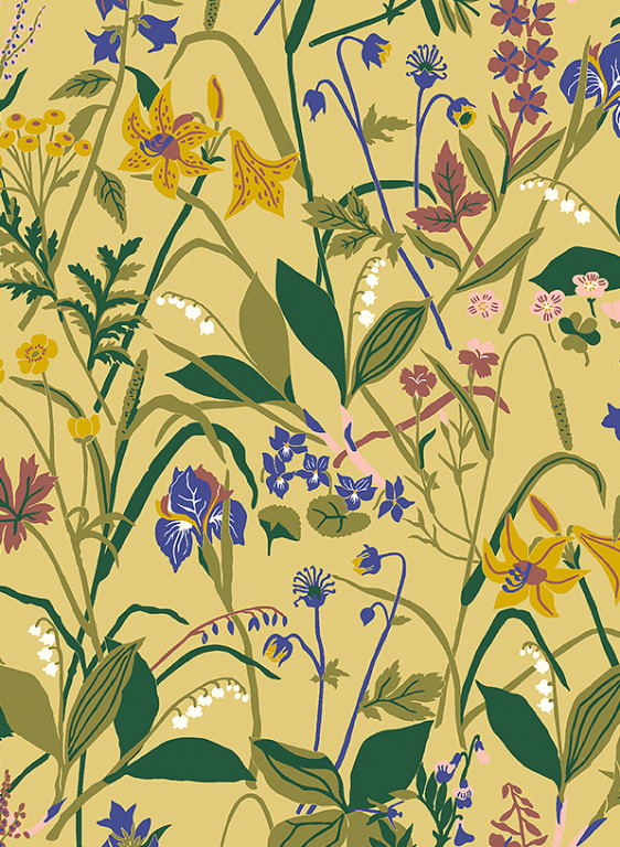 BoråsTapeter Papier peint Ros Och Lilja-7261 BoråsTapeter Papier peint Ros Och Lilja-7261