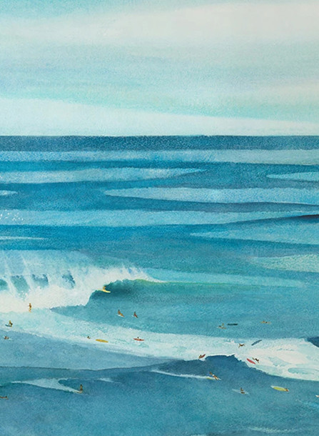 Isidore Leroy Wandbild Surf Guethary - Bahnen 1/2/3-7272.1