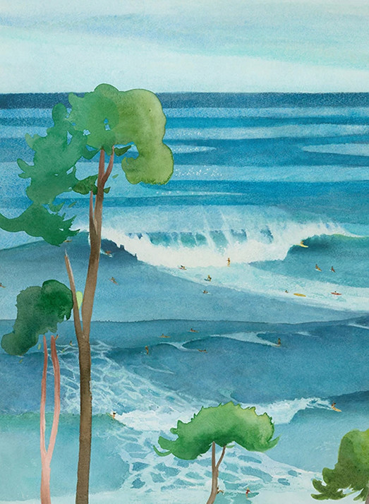 Isidore Leroy Mural Surf Landes - 1/2/3-7273.1