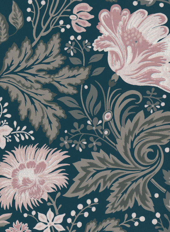 Sandberg Carta da parati Ava - Dark Blue-7296.4 Sandberg Carta da parati Ava - Dark Blue-7296.4