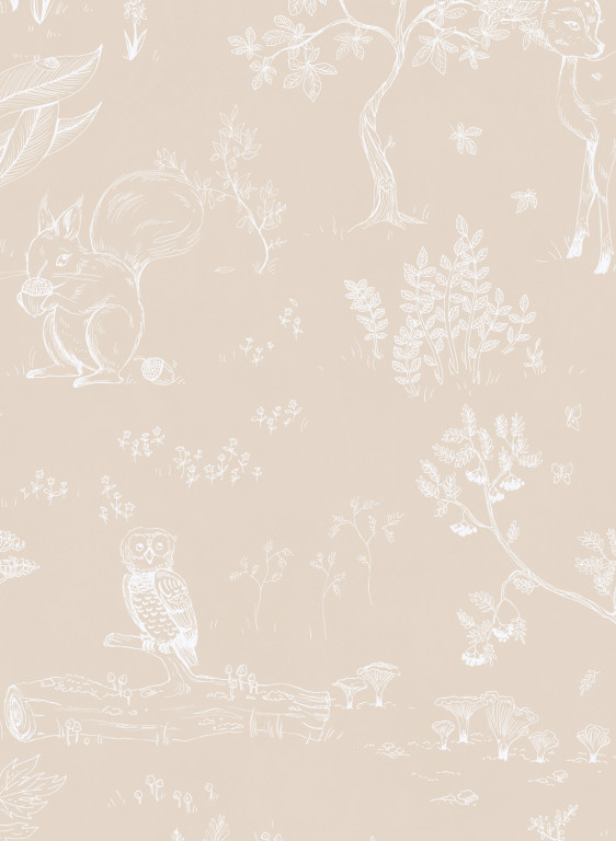 Sandberg Tapete Hollie - Peach-7297.2