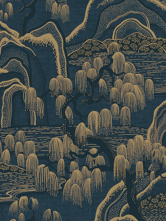 Boras Tapete Indigo Garden - 3132-7310.2 Boras Tapete Indigo Garden - 3132-7310.2