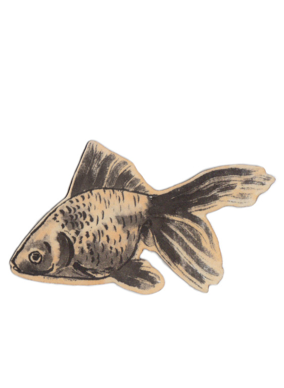 Sian Zeng Magnet Yellow Gold Fish-7334 Sian Zeng Magnet Yellow Gold Fish-7334