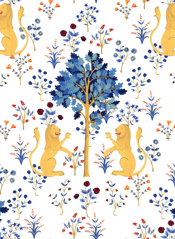 Coordonne Papier peint Medieval Tapestry-7373 Coordonne Papier peint Medieval Tapestry-7373