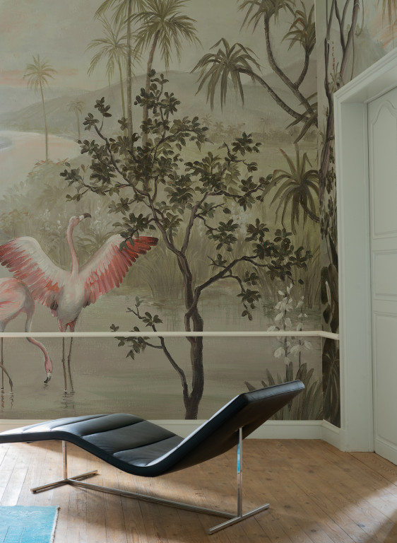 Coordonne Wandbild Paisaje Con Flamencos-7375 Coordonne Wandbild Paisaje Con Flamencos-7375