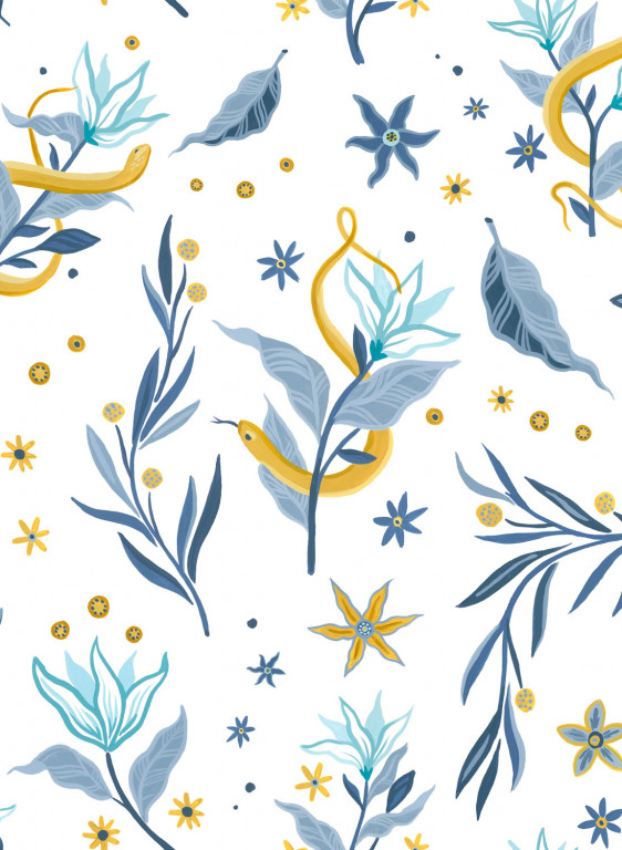 Coordonne Tapete Serpientes Y Flores-7425 Coordonne Tapete Serpientes Y Flores-7425