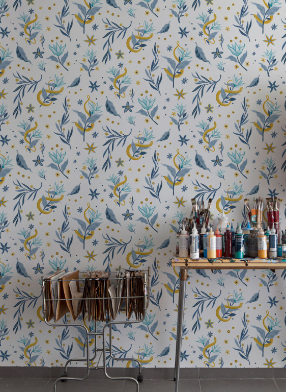 Coordonne Tapete Serpientes Y Flores-7425 Coordonne Tapete Serpientes Y Flores-7425