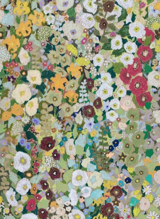 House of Hackney Wandbild Hollyhocks - Summer-7445.2 House of Hackney Wandbild Hollyhocks - Summer-7445.2