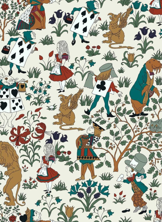 House of Hackney Papier peint Alice in Wonderland-7452