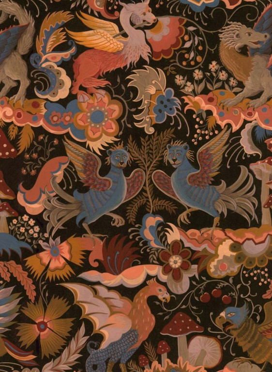 House of Hackney Tapete Phantasia - Selenite Orange-7466.1 House of Hackney Tapete Phantasia - Selenite Orange-7466.1