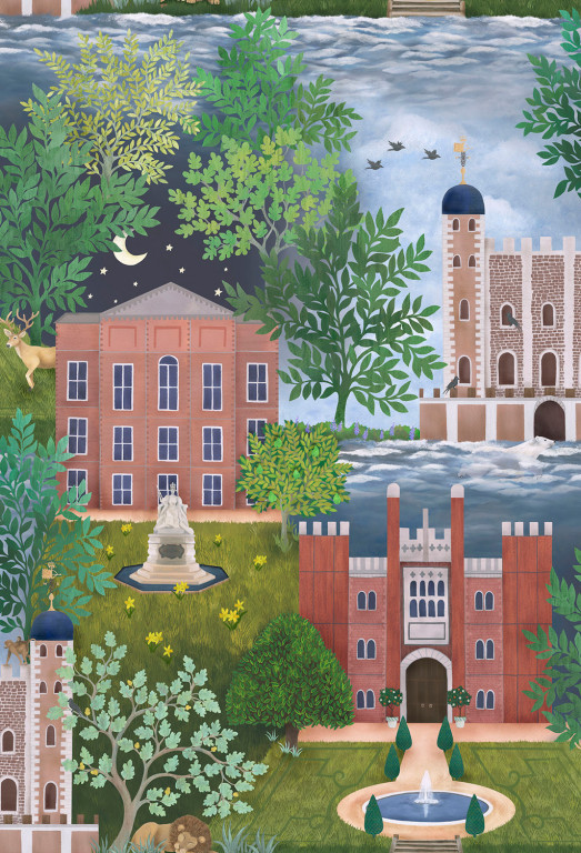 Cole & Son Papier peint Palace Tales-7480 Cole & Son Papier peint Palace Tales-7480