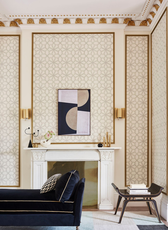 Cole & Son Papier peint Wolsey Stars-7495 Cole & Son Papier peint Wolsey Stars-7495