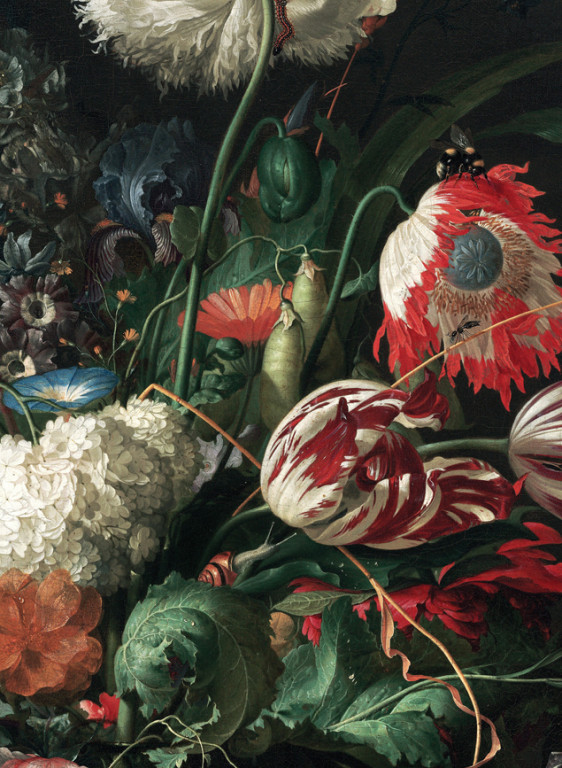 KEK Amsterdam Wandbild Golden Age Flowers 2 - 2.922m-7501.2 KEK Amsterdam Wandbild Golden Age Flowers 2 - 2.922m-7501.2