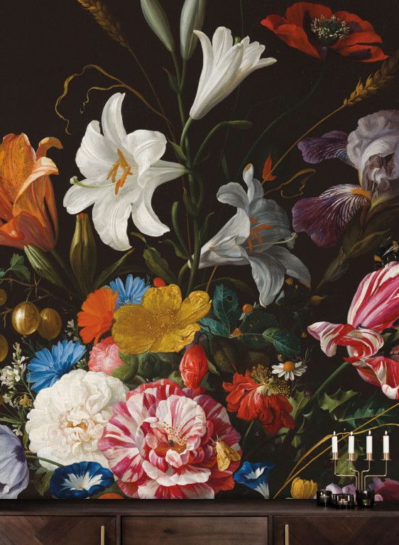 KEK Amsterdam Papier peint panoramique Golden Age Flowers 4-7503 KEK Amsterdam Papier peint panoramique Golden Age Flowers 4-7503