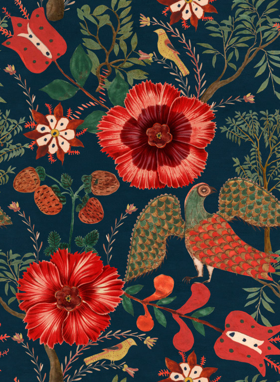 Mindthegap Papier peint Folk Szekely-7529 Mindthegap Papier peint Folk Szekely-7529